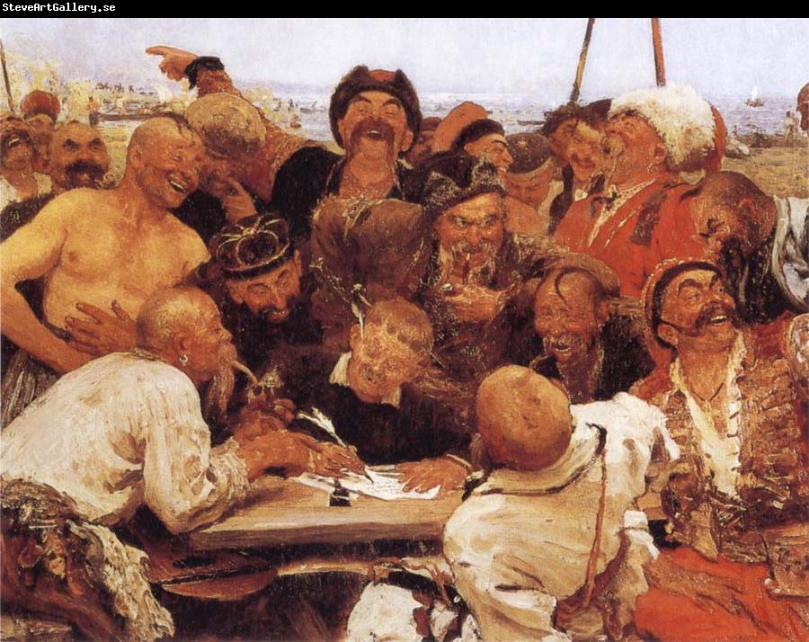 llya Yefimovich Repin Zaporozhian Cossacks